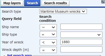 Searching for maritime museum wrecks
